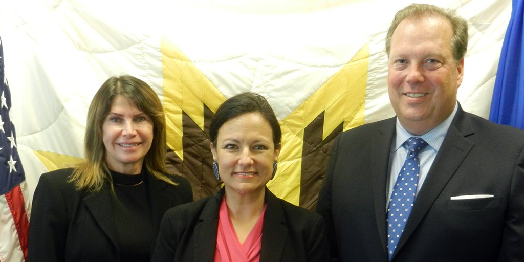 ACFHHS's tweet photo. ACF’s Assistant Secretary Johnson and Commissioner Hovland of #ANAgov met with @MaryBonoUSA and Jason Sundby today to discuss the issue of substance abuse in #Native communities. https://t.co/iUmwZsz4QY