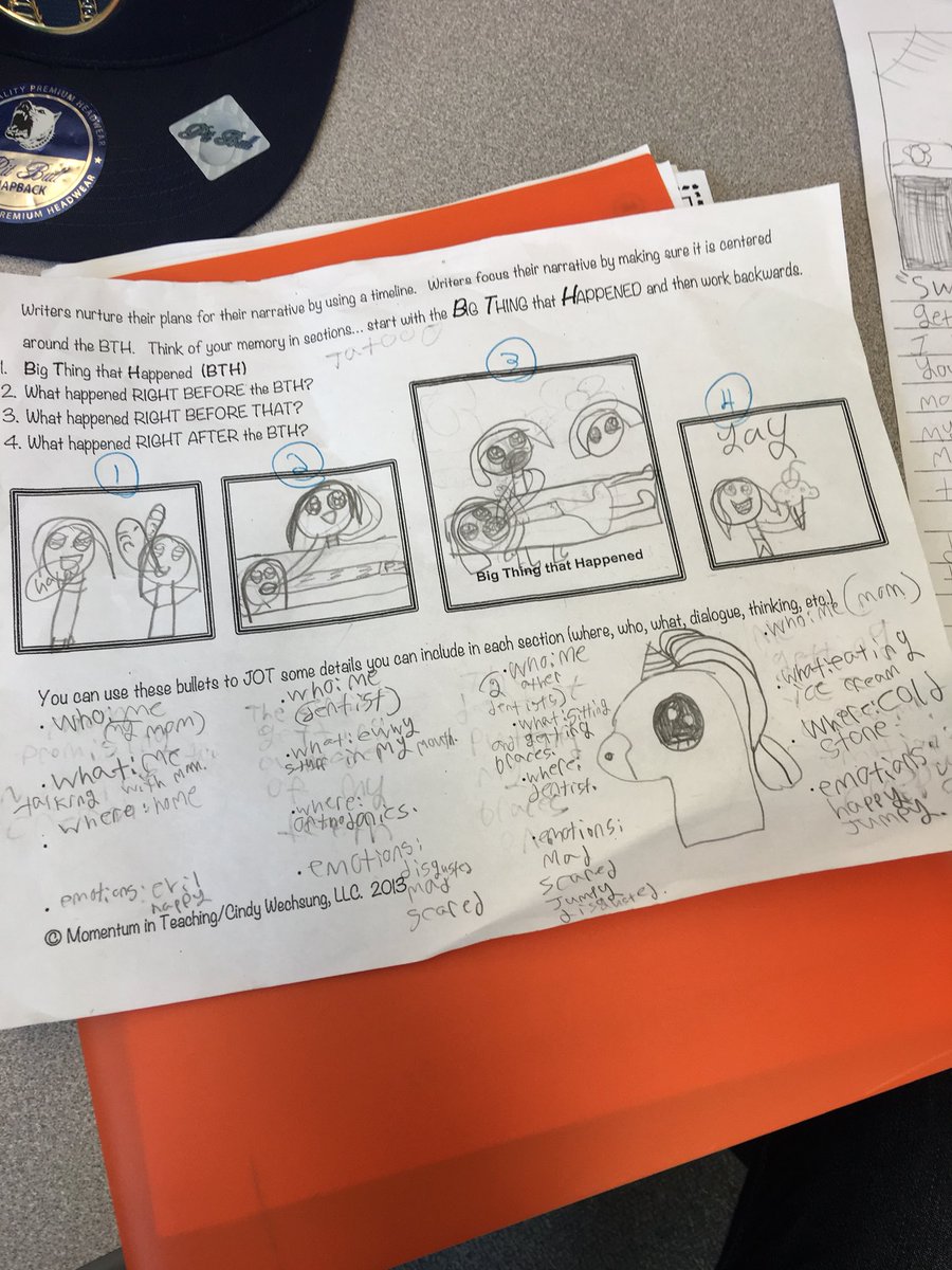 ElenaJudson's tweet photo. Today’s writing objective: “stretch out” each scene from our personal narrative timelines to create our drafts! #writeon #Pennpanthers https://t.co/wwR0BbP5E9