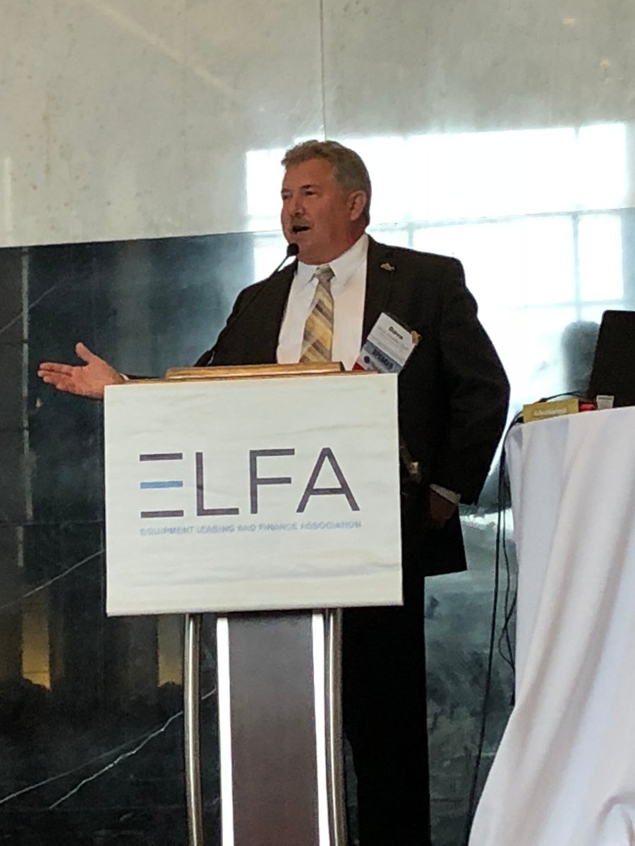 Did you know that the Chair/President of the boards for NEFA (Mike Coon, CLFP), ELFA (Dave Schaefer, CLFP) and ELFF (Jeff Elliott, CLFP) are all CLFPs? Here Dave kicks off the #elfaopsandtech conference in Philly!