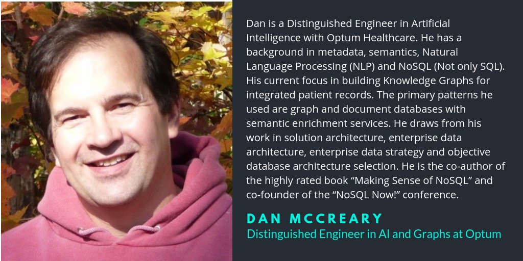 Medfuseio's tweet image. @dmccreary and @arunbatchu of @Optum speak at #medfuseio2018 about the usage of #directedgraph for storage and retrieval of unstructured PHI, such as MRI images or blood test data. #IoMT #medtech #connectedhealth Read More and Register Here: medfuse.io/sessions/direc…