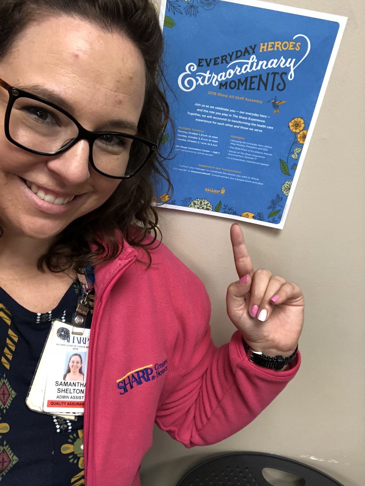 samwise04's tweet image. Always one of my favorite times of the year to be a #SharpHealthcare employee for #Allstaff18! #SharpShares