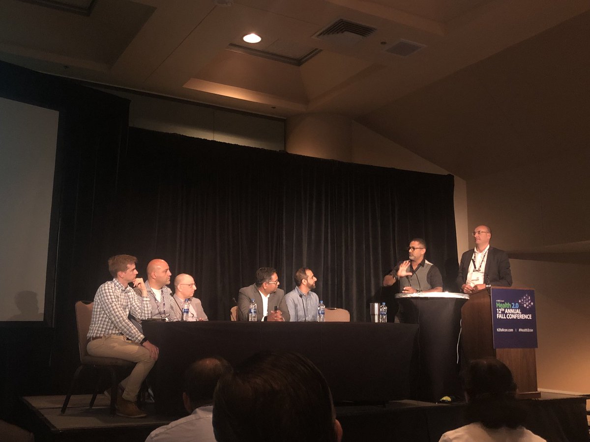 KQJunio's tweet photo. Great panel on digital health tech, empowering clinicians and patients. @lumahealthhq @SPulim @HealthSplashInc @98point6Inc @abaka_health @ChackoMD_Design @Mediktor #Health2Con #innovatehealth #automatehealth @health2con https://t.co/cIvxPwReib