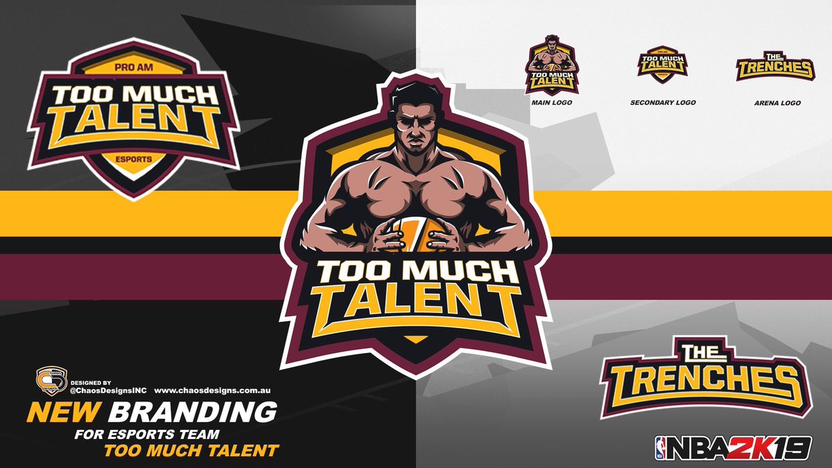 ChaosDesignsINC's tweet photo. New branding for @EvLeGrand2K #NBA2k19 team. #esports https://t.co/txf8vcI1Fj