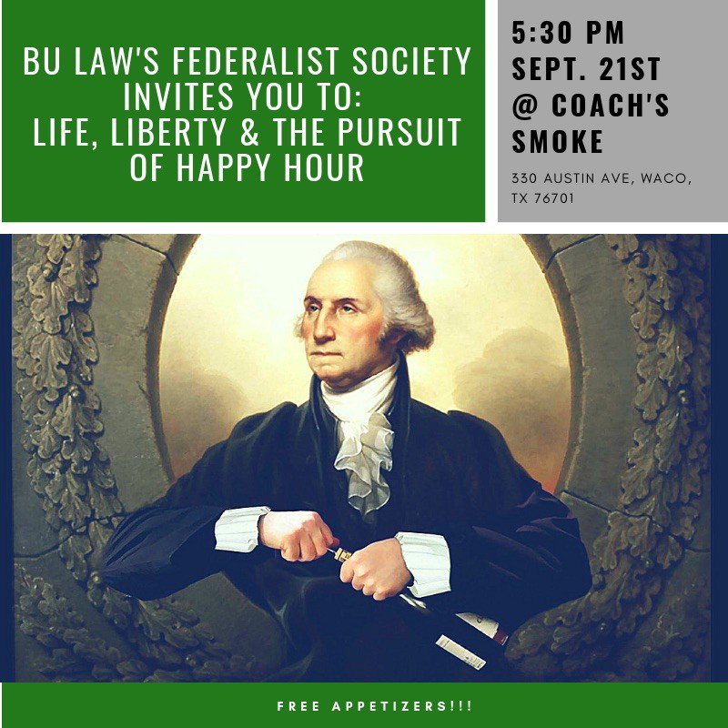 Join us for free apps and good times THIS FRIDAY @ Coach's Smoke

Yes, we're already thinking about the weekend. This is America.