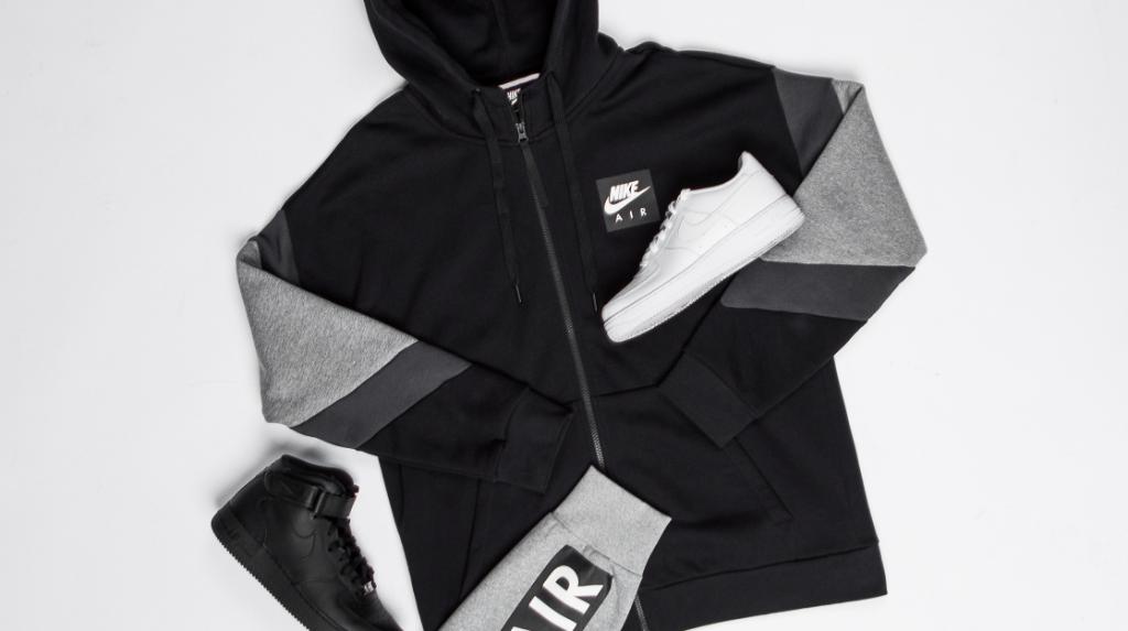 nike air force 1 full zip hoodie