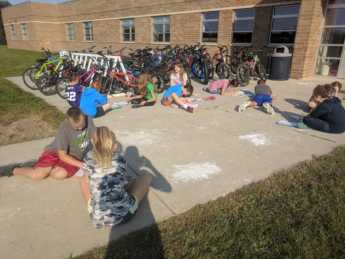 BeckyTri1's tweet image. Skittles lab outside!  Bar graphs,frequency tables, and scientific method!  @KMeKyllo #mathinscience