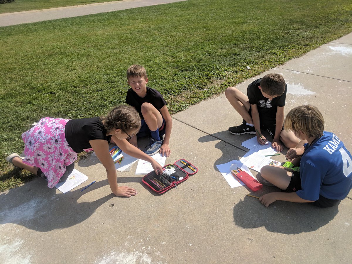 BeckyTri1's tweet image. Skittles lab outside!  Bar graphs,frequency tables, and scientific method!  @KMeKyllo #mathinscience