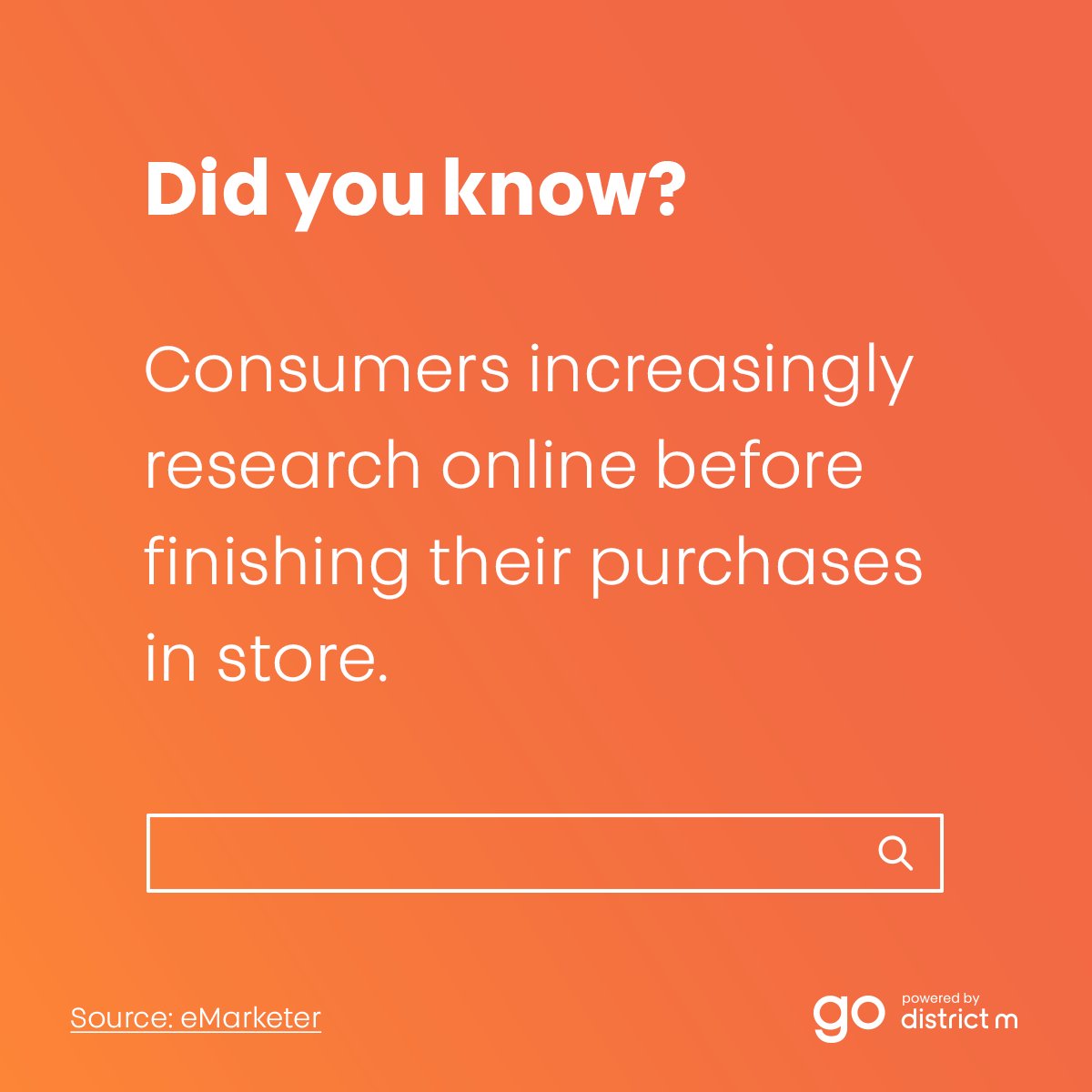 gobydistrictm's tweet photo. Does your business appear #online where your customers are? Build #BrandAwareness online and attract more customers to your business through #SearchMarketing 🔍 Get started! https://t.co/OwN2lNbMbQ https://t.co/bnqD2U4Ikt