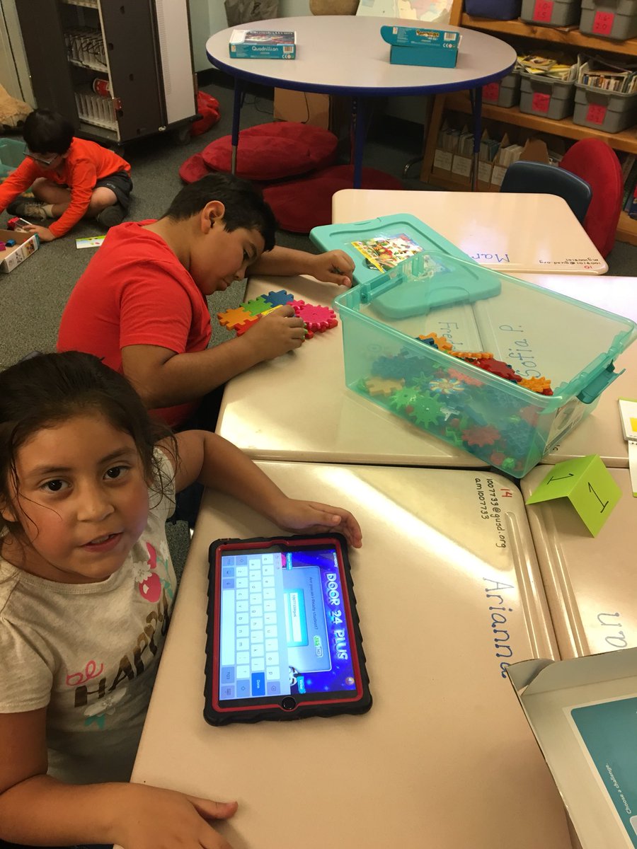 Room9MrsB's tweet photo. Friday smart games/math centers #allrams https://t.co/cwQruF43o1