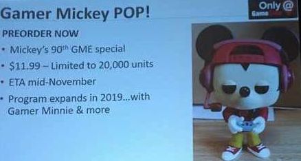 gamer mickey pop vinyl