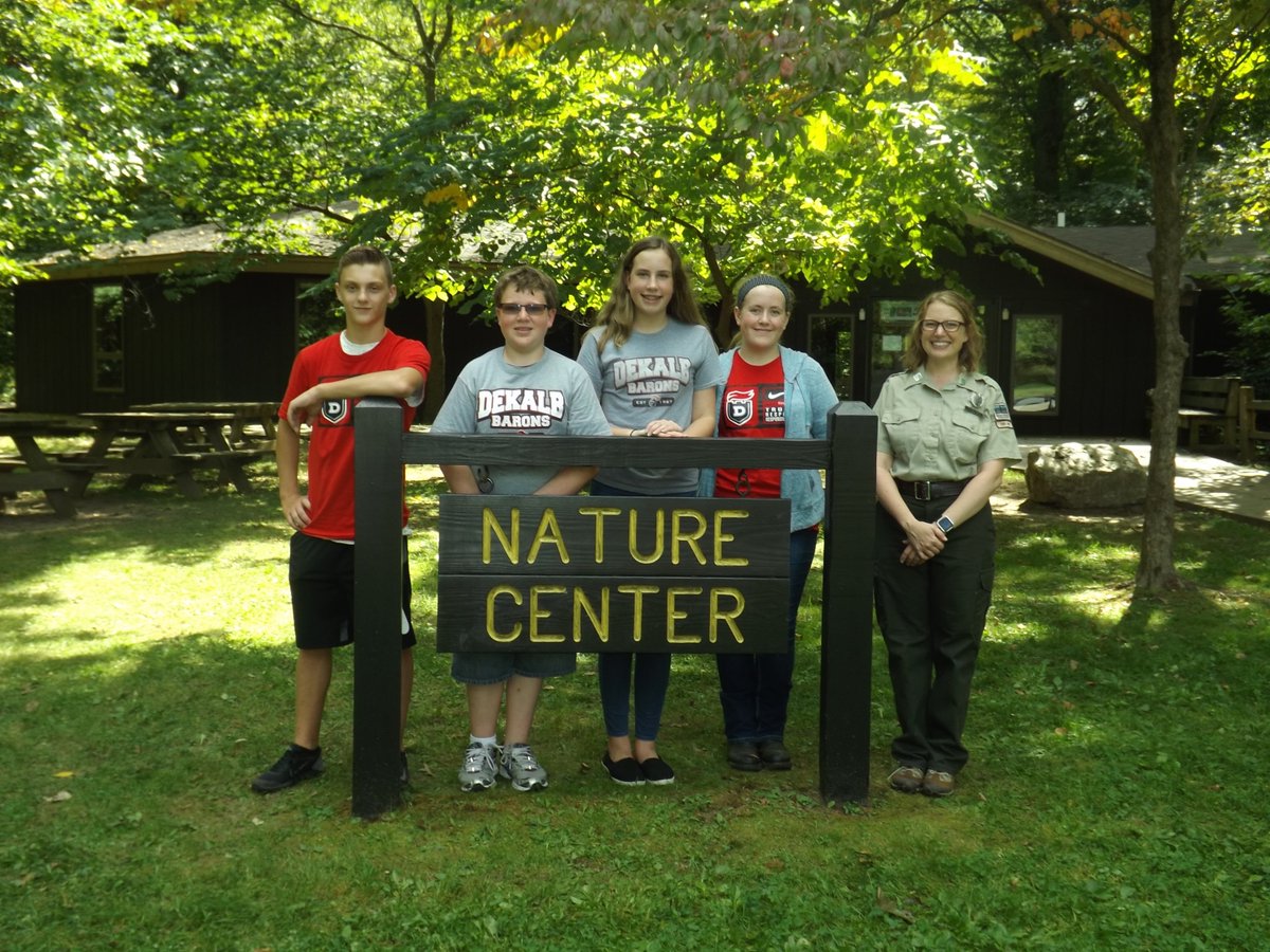 Congratulations to <a href="/DeKalbHS/">DeKalbHighSchool</a> <a href="/DeKalbNewTech/">DeKalb New Tech</a> World Bio winning Geo Meets Bio group who was best able to answer the driving question and wow <a href="/PokagonSP/">Pokagon State Park</a> Naturalist, Nicole Ball. Brayton Schackow, Gavin Kling, Addie Towle, Bryonna Steckley. Congratulations! #IndianaBat #WorldBio