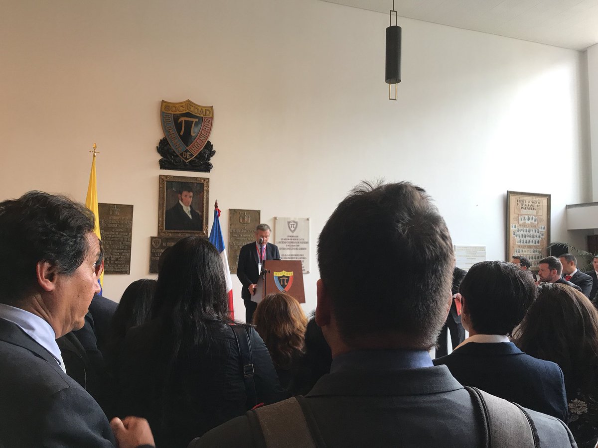 Ouverture par l’ambassadeur de France en #Colombie des premières journées franco-colombiennes de l’#ingénierie <a href="/Cdefi/">CDEFI</a> <a href="/ParisTech_News/">ParisTech</a> @ENSTAParisTech