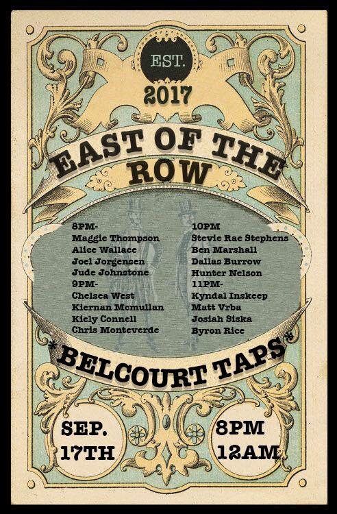 maggietmusic's tweet photo. @BelcourtTaps tonight #eastoftherow starts at 8PM come out for great music, food and drinks 🎼🎤🎼 https://t.co/jJEEXPpucJ