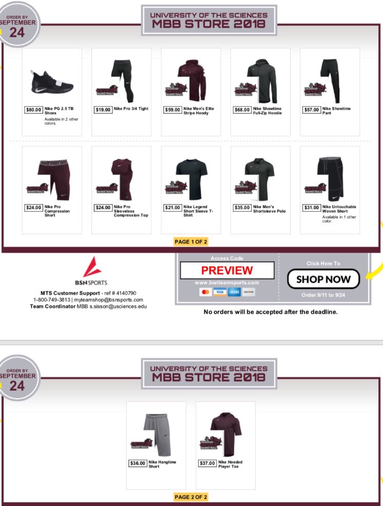 BCrawf34's tweet photo. USciences Men’s basketball gear open till the 24th  https://t.co/kzIJXH17f4  @USciencesDevils https://t.co/CrViE63pKj
