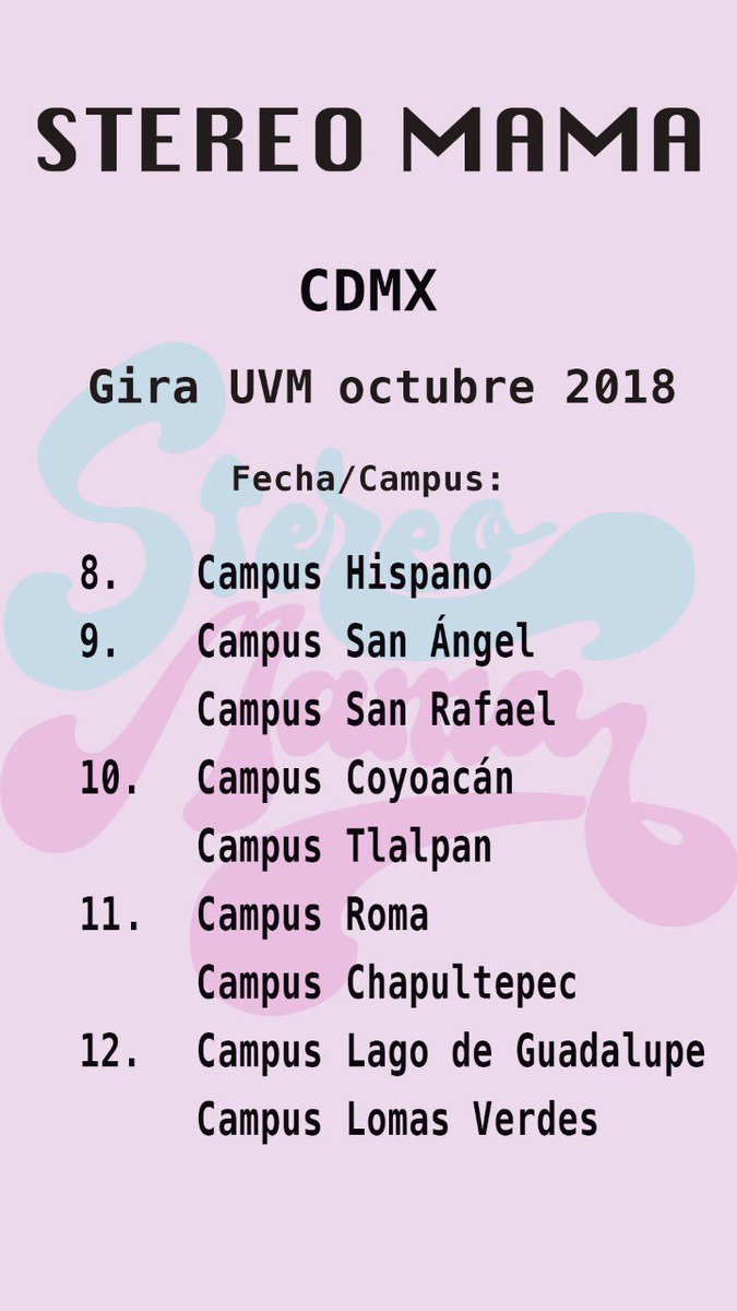 CDMX nos vemos en Octubre.

Atentos a nuestras redes sociales y a las de <a href="/UVMMEXICO/">UVM</a> para más información. 
🔜🔜🔜