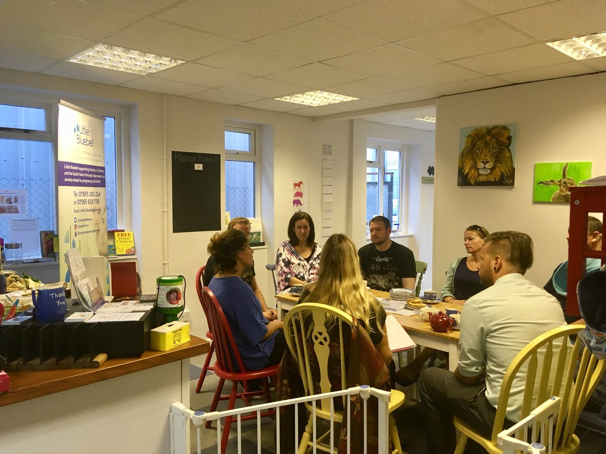 Lbluebelldevon's tweet photo. Excited to be part of the development supporting Dads and their well being! A great turn out and such passion and openness in looking at how we can better support Dads! @Lbluebelldevon @DADSINMIND @BluebellCare @aboveandbeyond https://t.co/s46bSE4dCk