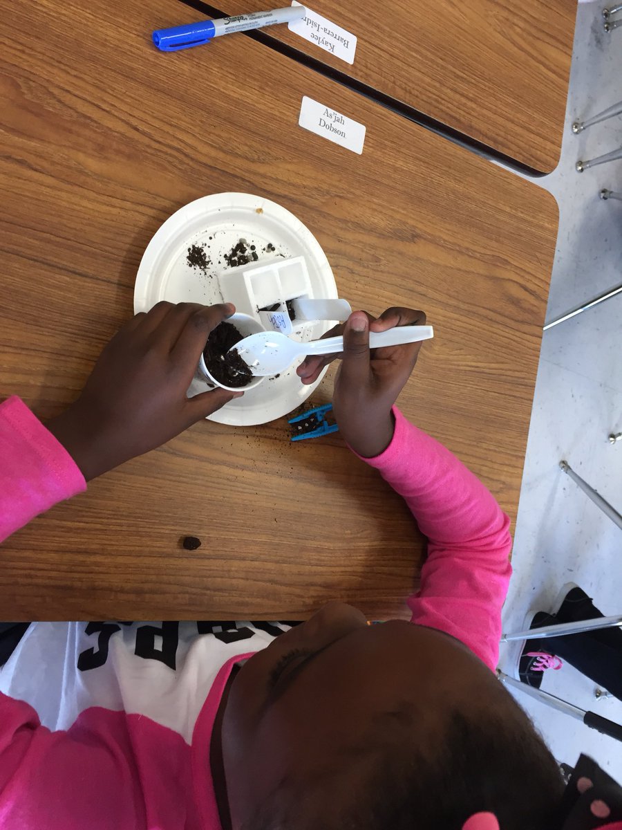 MsWessell's tweet photo. Getting our hands a little dirty as we explore plants and how they grow. @smithfarmes @WSFCS_Science https://t.co/FPoEnaMbDy