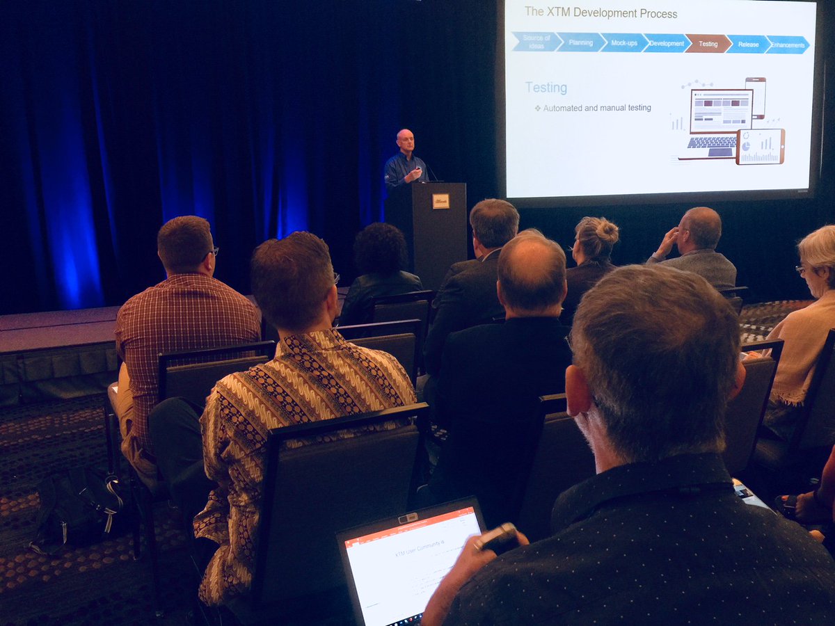 xtmintl's tweet photo. Developing the future - the XTM roadmap at XTMLIVE Boston, XTM International CEO Bob Willans presenting the new XTM Editor and the XTM Road Map!! #xtmintl #meetXTM #xtmliveboston #newditor https://t.co/NJgODChGmr https://t.co/TWkbCqAoBk
