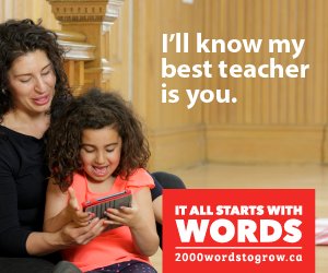 They may be settling back into to school, but don't forget your child's best teacher is you. 2000wordstogrow.ca #2000words #LdnOnt