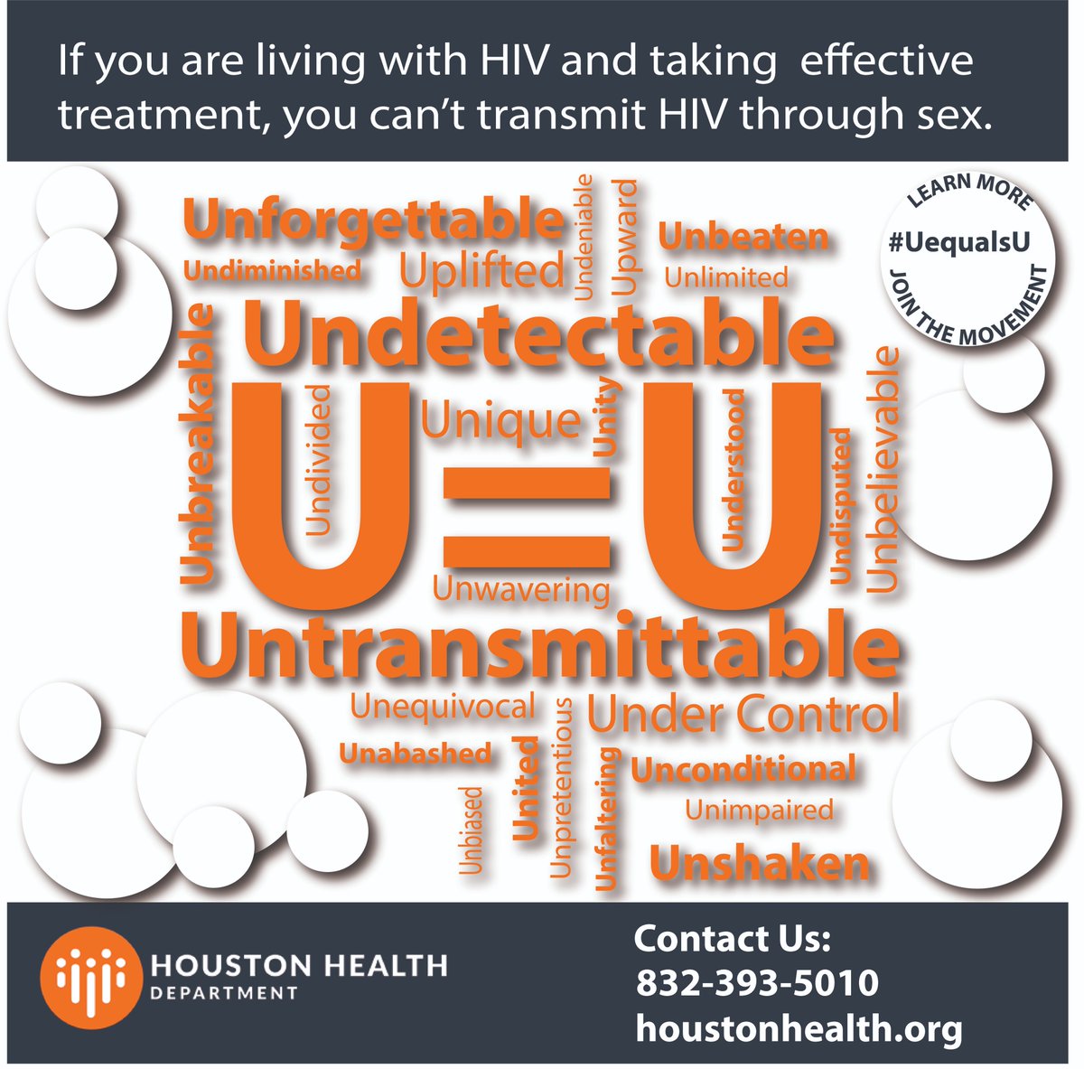 HHD_TheHouse's tweet photo. We are proud partners with Prevention Access @PreventionAC  and excited to share  that #UequalsU! https://t.co/V9SYGoeooN