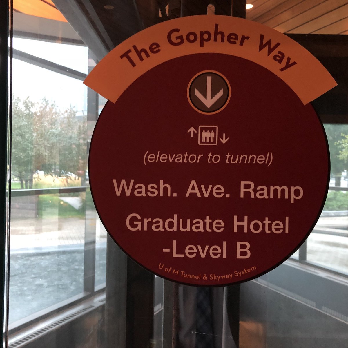 c_helmstetter's tweet photo. #cicsummit want to go to the reception, but worried about the rain??Have no fear! Follow the “Gopher Way” signs thru tunnels & skyways to Coffman Memorial Union (location of Campus Club reception) https://t.co/iDFuHn3psG