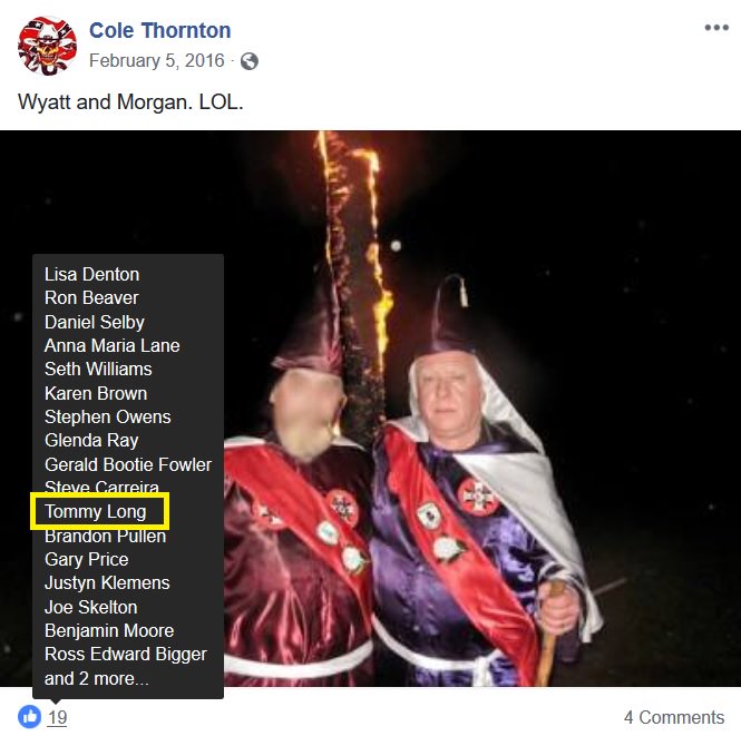 afainatl's tweet photo. Statement on #EastEllijay Officer Tommy Long being officially cleared by Chief Larry Callahan

"Antifascists: East Ellijay (#Georgia) Police Department Spins Implausible Tales to Clear Klan-supporting Officer"
https://t.co/Gtvy2VX074

#TommyLong #LarryCallahan #copsandklan #gapol https://t.co/dKBDQNXHAh
