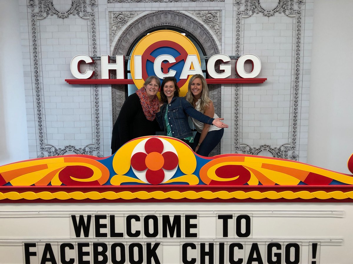 mpf_agency's tweet photo. MP&amp;Fers Kelly, Annakate and Emily visited the Facebook offices in Chicago last week to learn more about how we can better serve our clients through the platform. https://t.co/T21z9mJPNW
