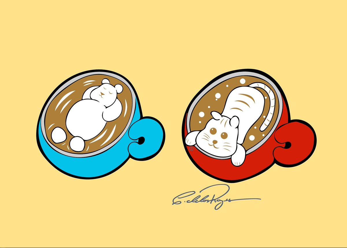 cqdr's tweet photo. 3D latte art. 😁

#latteart #coffee #coffeecommunity https://t.co/xHJ4vNKmUb