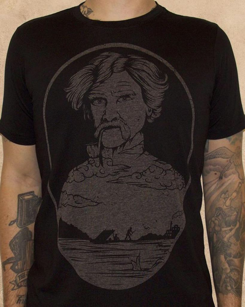 Mark Twain is available today only for $15 if you use coupon code: TWAIN when checking out on our store. Small through large left... get it now before it’s gone! #shopmilestogo #milestogoclothing #marktwain #themaninwhite #adventuresofhuckleberryfinn #theadventuresoftomsawyer
