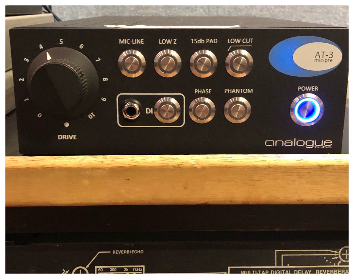 wesonator's tweet photo. Amazing new preamp coming soon! Using it on piano, bass, lead vocals. Absolutely stunning! @analoguetube has done it again. #recordingengineer #recordingstudio #audiogear #microphonepreamp https://t.co/GsCtoTMHrk