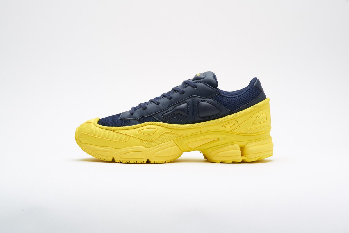 blue and yellow raf simons