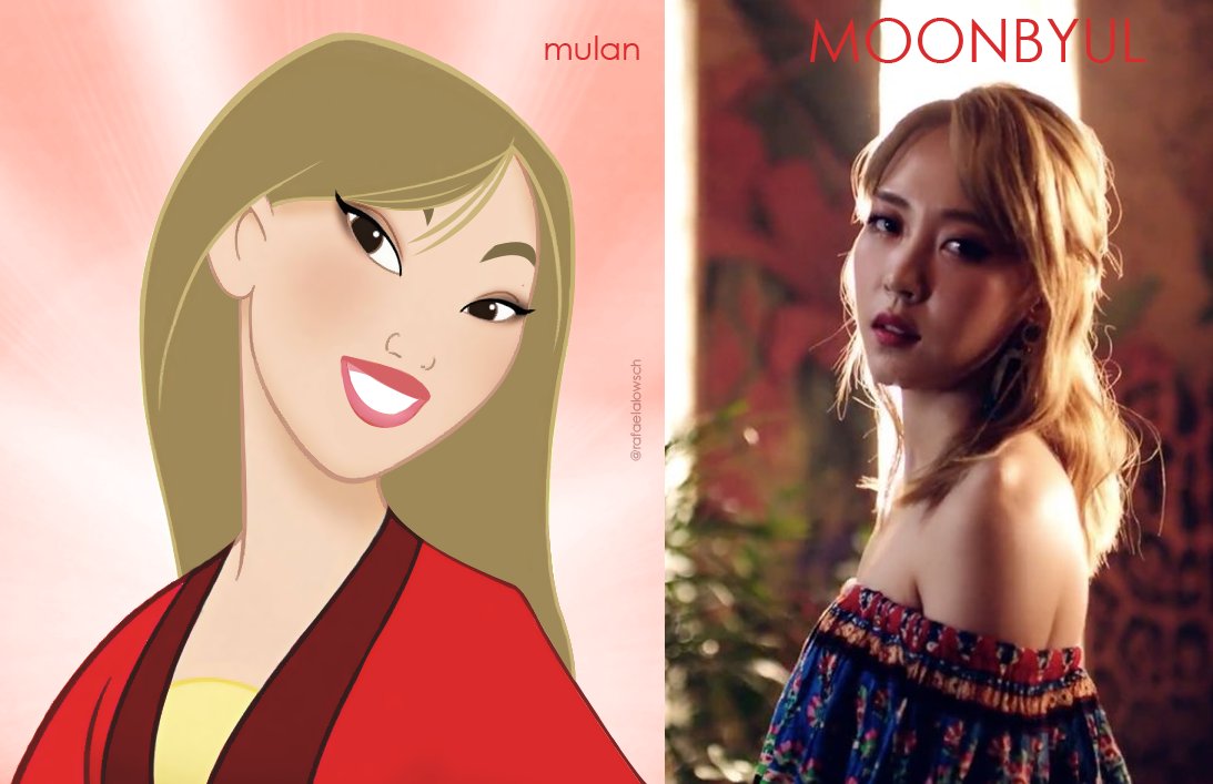 motheradish's tweet image. ✨ MAMAMOO AS DISNEY HEROINES ✨

This is how I imagine them as Disney characters 😊

@RBW_MAMAMOO
#MAMAMOO #MamamooEdit
#마마무 #마마무팬아트
