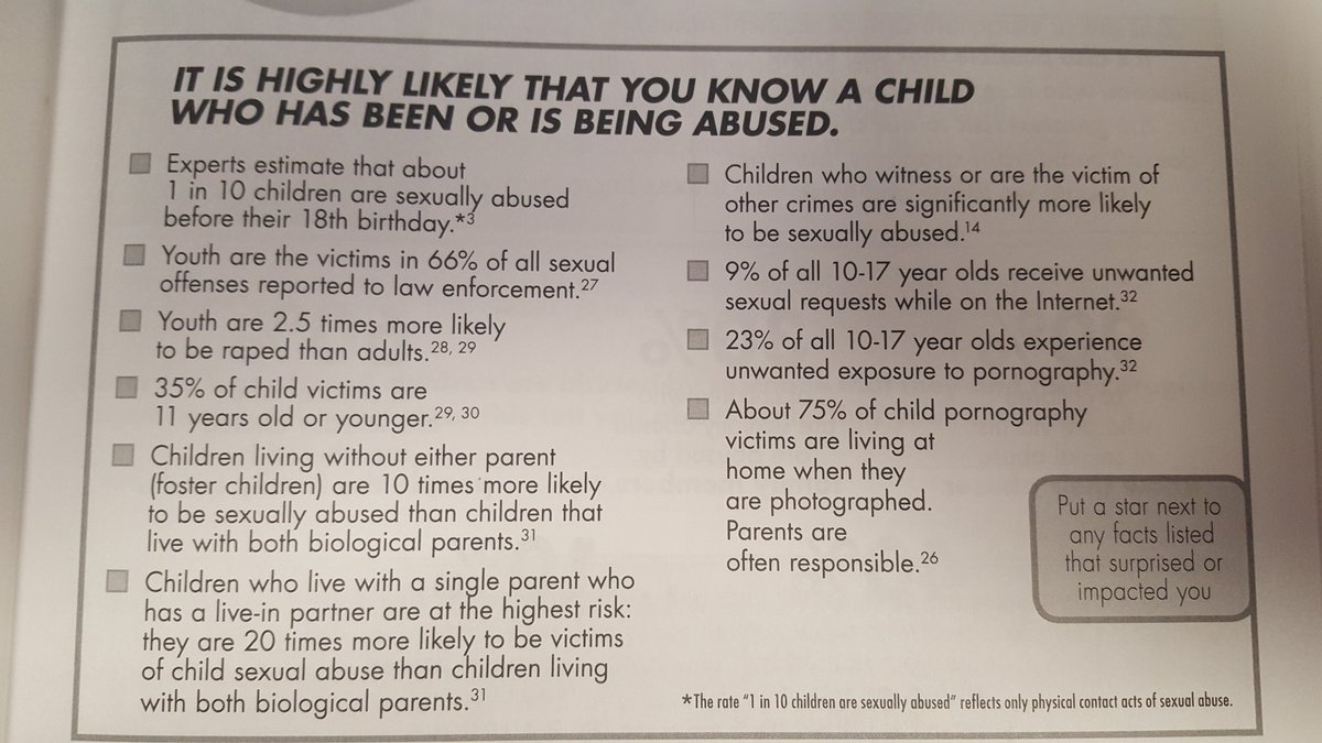 ShoneySWECC's tweet photo. Great training tonight thanks to @missourictf and @MOKidsFirst Not only was it informative as a professional but as a parent as well. Learn the 5 steps to prevention of sexual abuse. Its estimated that 1 in 10 children have been sexually abused by 18 and 90% know their abuser. https://t.co/vtMioaz7Pq