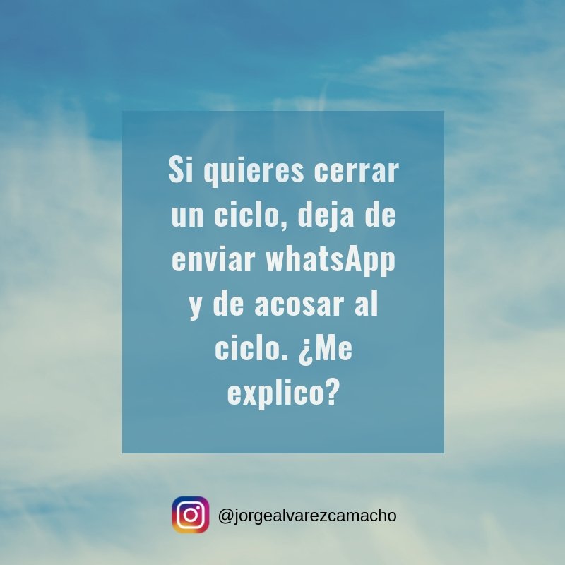 JorgeAlvarezCa's tweet photo. Si quieres cerrar un ciclo... https://t.co/UhCuCyzfs5
