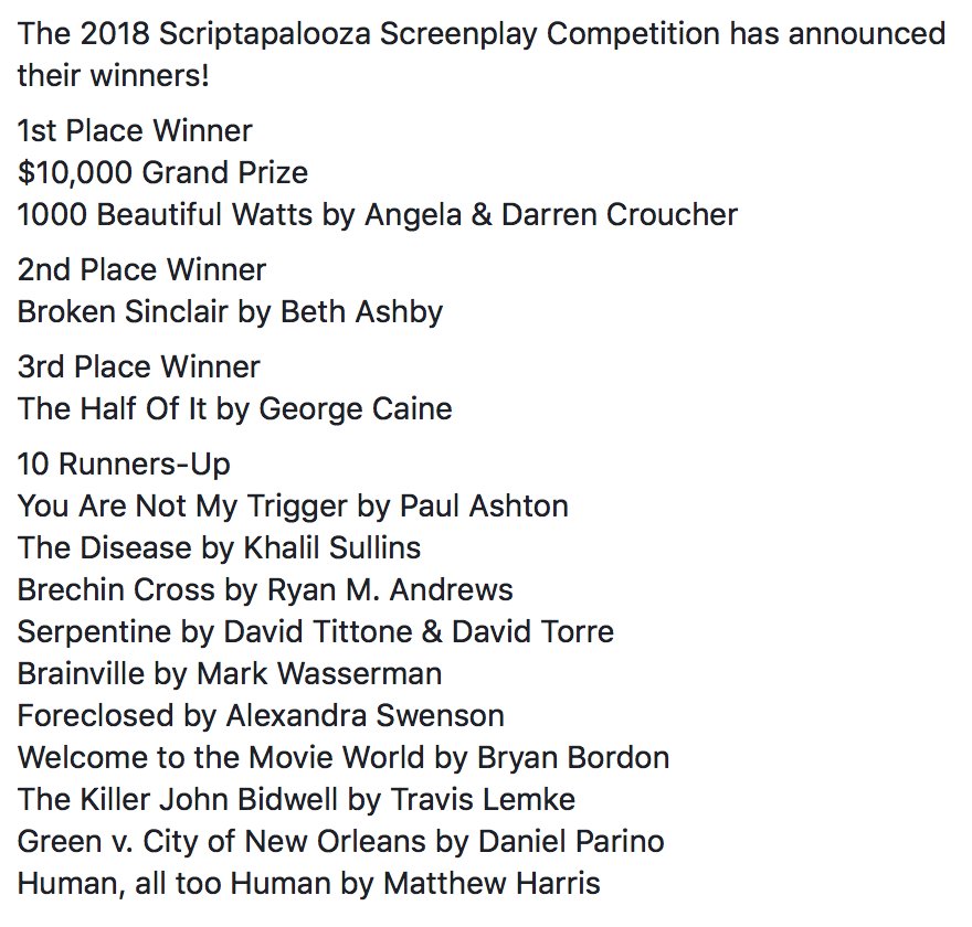 Scriptapalooza tweet media