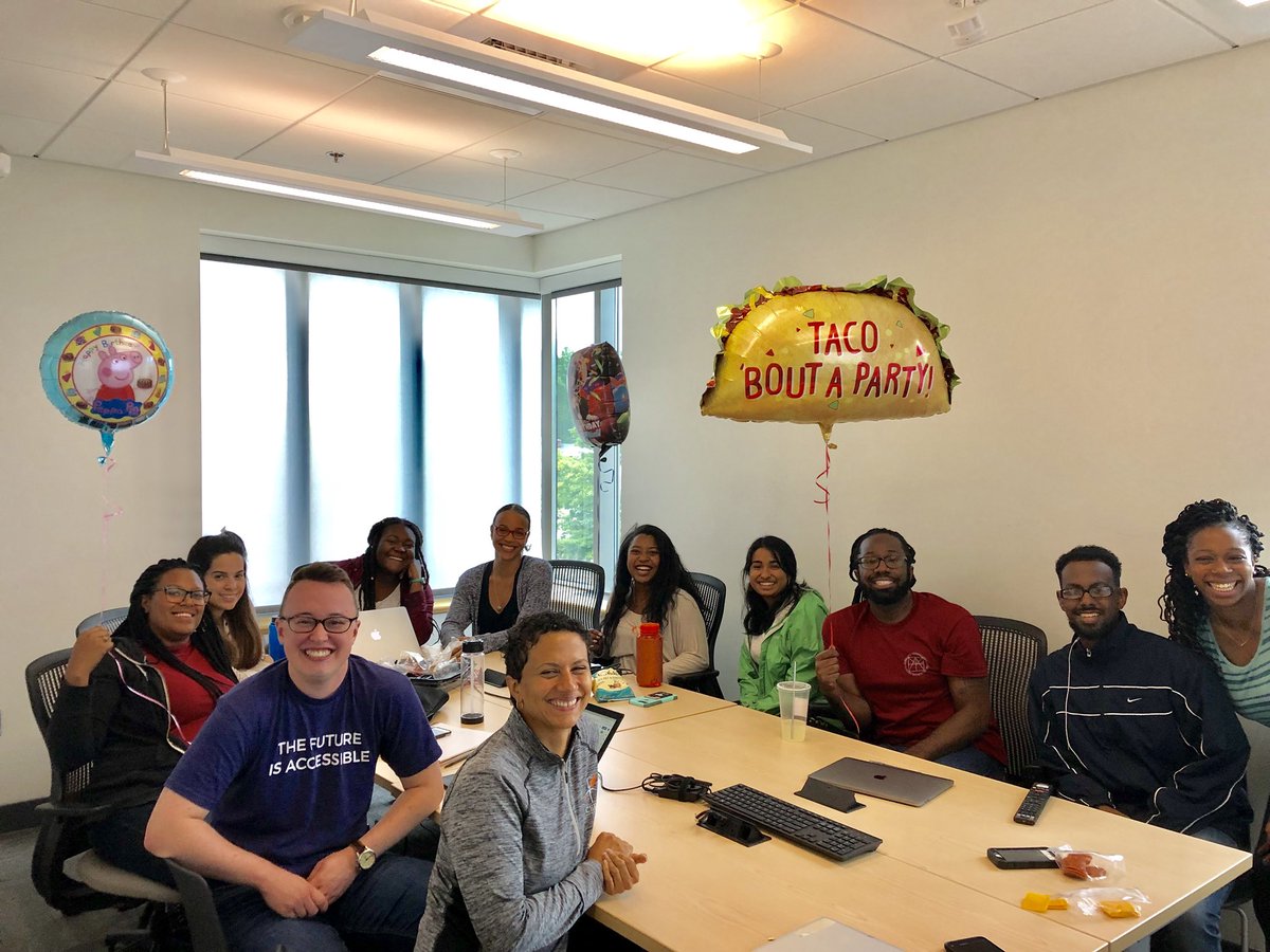 Celebrating birthdays with laughter and good research! @GUIDE_VT <a href="/WalterLeePhD/">Walter Lee, PhD</a> <a href="/KarisBoyd/">Karis Boyd-Sinkler, PhD</a> <a href="/AdamSMasters/">Adam S. Masters 🏳️‍🌈 🥄</a> <a href="/mayrasharlenne/">Dra. Mayra S. Artiles</a> <a href="/HollomanTeirra/">Teirra Holloman, PhD</a>