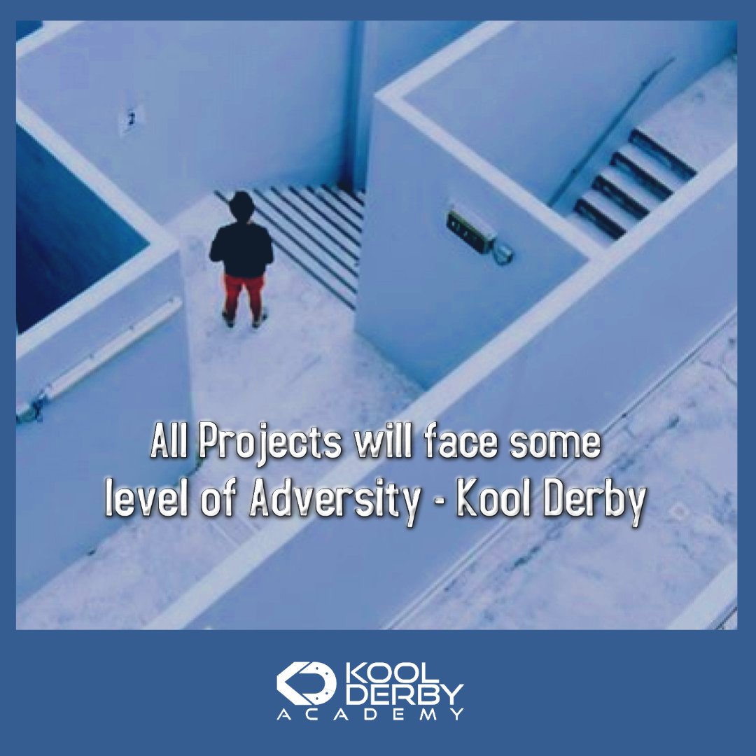 Koolderbyacad's tweet photo. "All projects will face some level of Adversity" -Kool Derby
#QOTD #MondayMotivation #PMP #KoolDerby https://t.co/MmhRrCPYDw