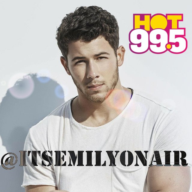 HybridFan3's tweet photo. I request #RightNow @nickjonas @robin_schulz on @hot995 with @itsemilyonair on the #Hot8At8 tonight! @iHeartRadio #SongOfTheFall https://t.co/PzvH89Y1eR