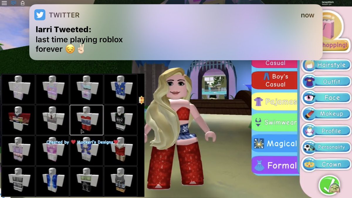 Larri On Twitter Last Time Playing Roblox Forever Https