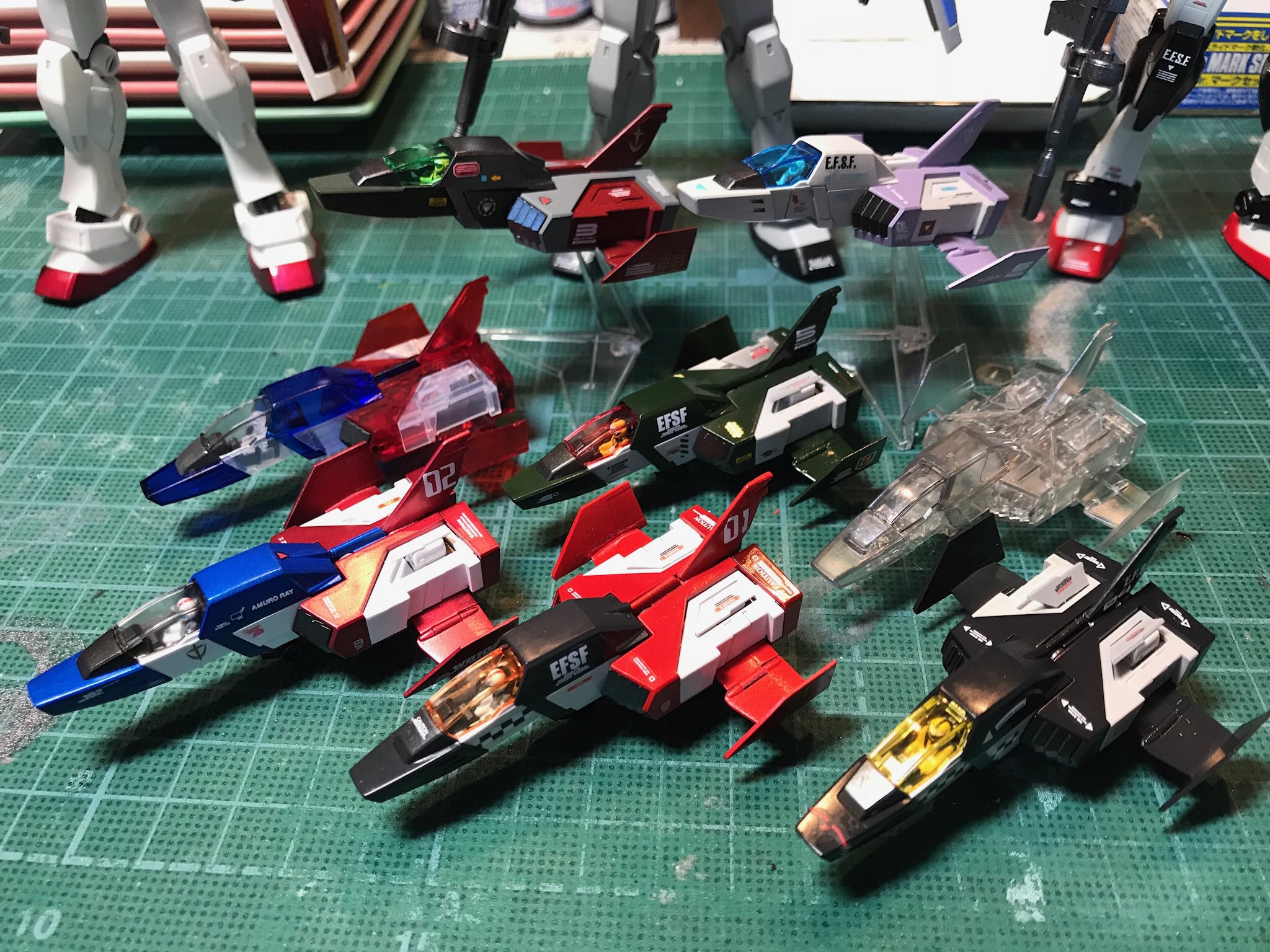 未組立】メガサイズモデルガンダム ・FF-X7 CORE FIGHTERセット （地球 