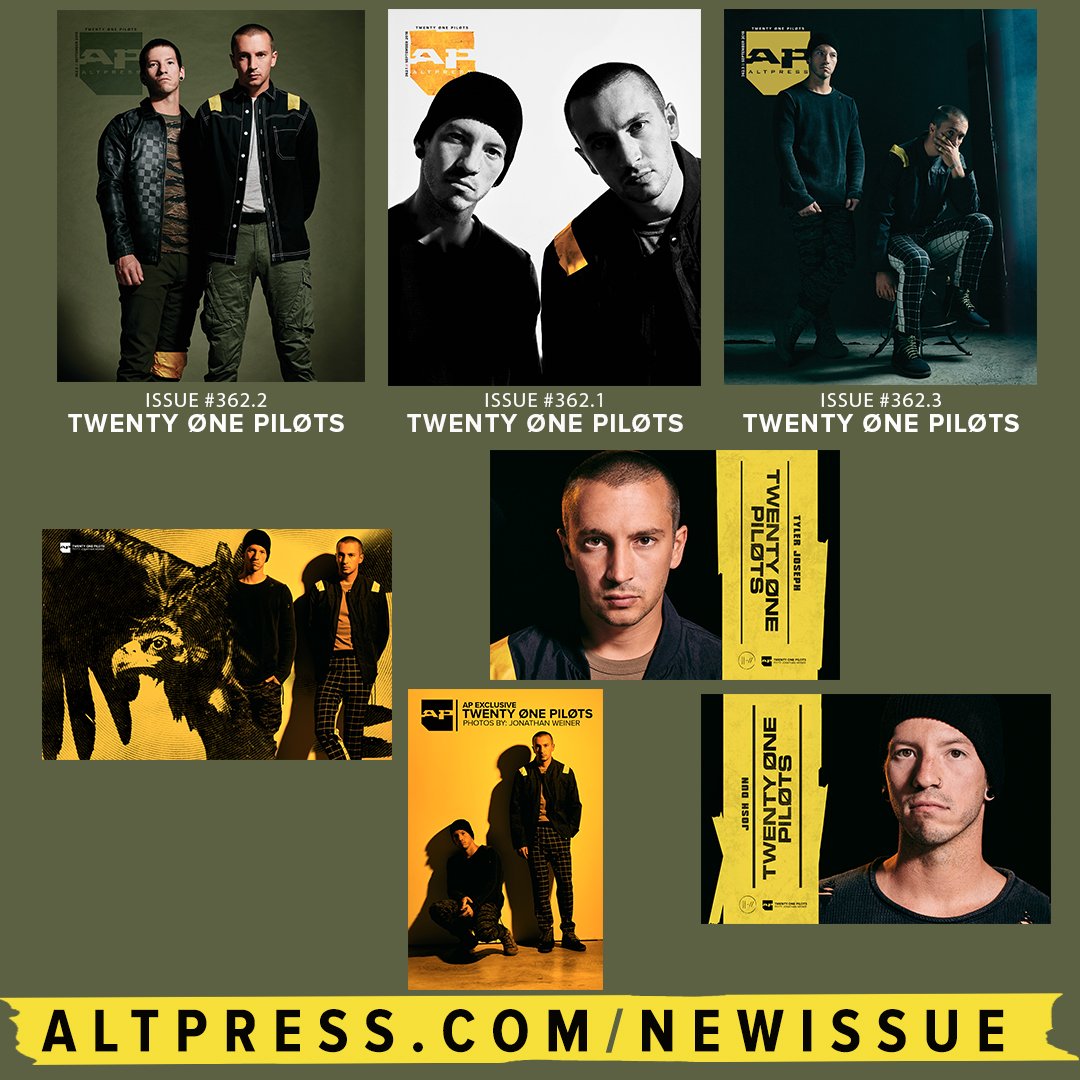 .@AltPress put us on posters and magazines and fanny packs. wait, I am being told there are no fanny packs. wow. ALTPRESS.COM/NEWISSUE