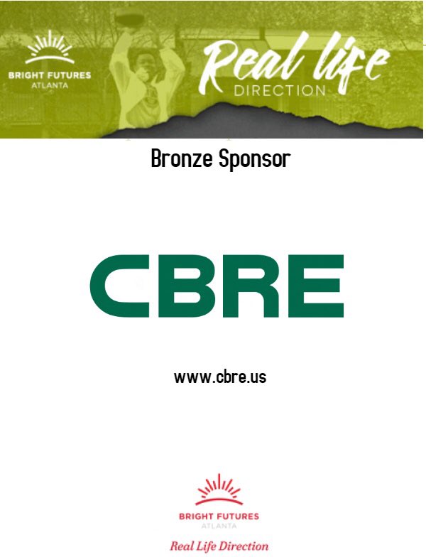 bfatlorg's tweet photo. Our Bronze Sponsor is no other than @CBREatlanta! We are elated about your partnership and look forward to your attendance at Night Of Impact! From the bottom of our hearts, THANK YOU! #BrightFuturesAtlanta #NightofImpact2018 #NOI2018 #BFA #RealLifeDirection https://t.co/JfL3Yo0Zbu