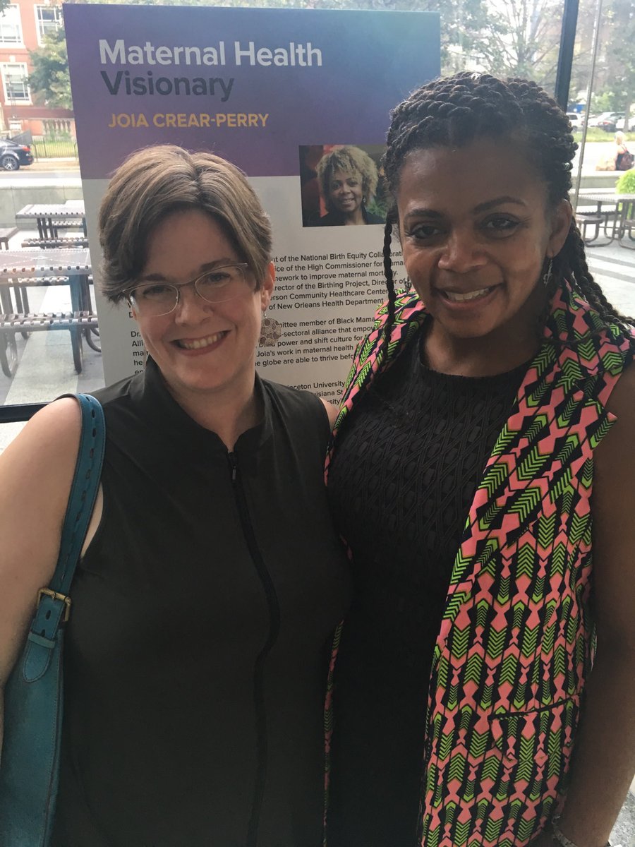 FAMBirthTrust's tweet photo. So excited to meet Maternal Health Visionary award winner @doccrearperry at #MHTF10 @MHTF. See you next weekend at #decolonizebirth18 @AncientSong7 #maternalhealth https://t.co/8vjfvfo6gv