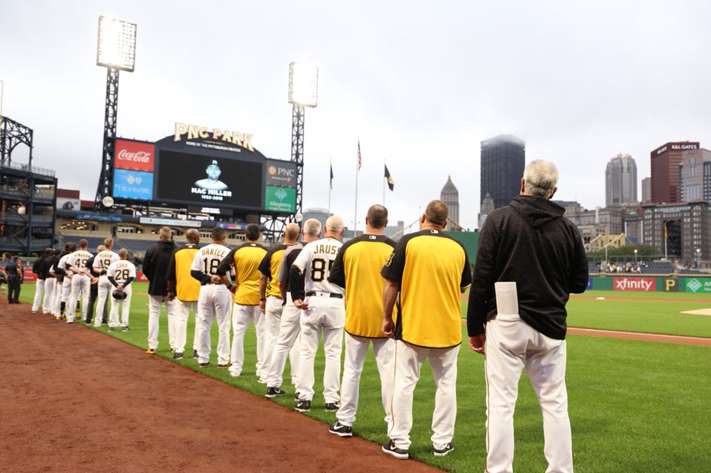 Tonight, a pregame moment of silence for Pittsburgh’s own, Mac Miller.