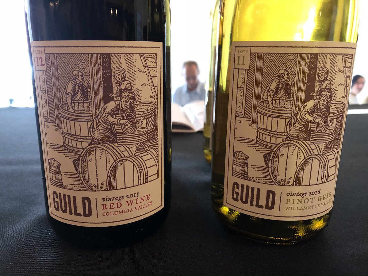 Pouring today at the Handcrafted trade tasting in Portland today. Rose is sold out but still some Pinot Gris Lot 11 and Red Wine Lot 12 available.