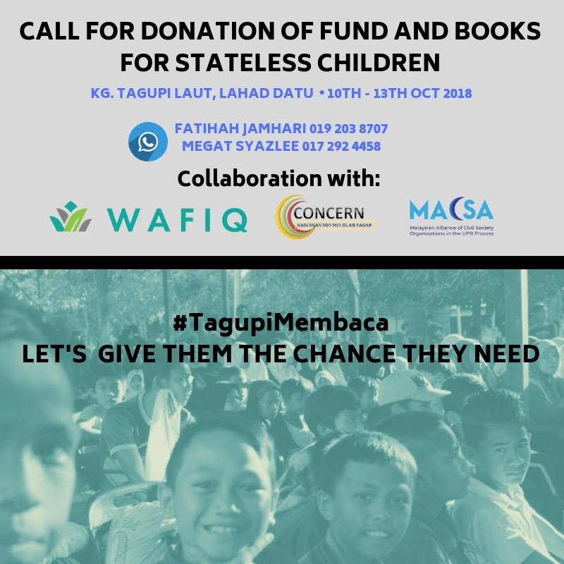 nurfarihahmeor's tweet photo. Every children has the right to education and it includes the future leaders of Tagupi! #TagupiMembaca
For more info and transfer of donation please contact @FatihahJamhari https://t.co/gaxfOVKSaA