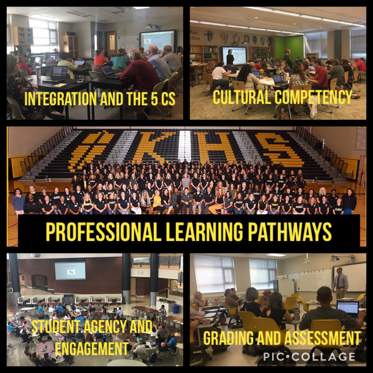 Daniel_WSmith's tweet photo. First day back and a great way to kick off Professional Learning Pathways @KellamHigh ! #teachervoice #personalizedlearning #PLPathways https://t.co/DIELmKeeOX