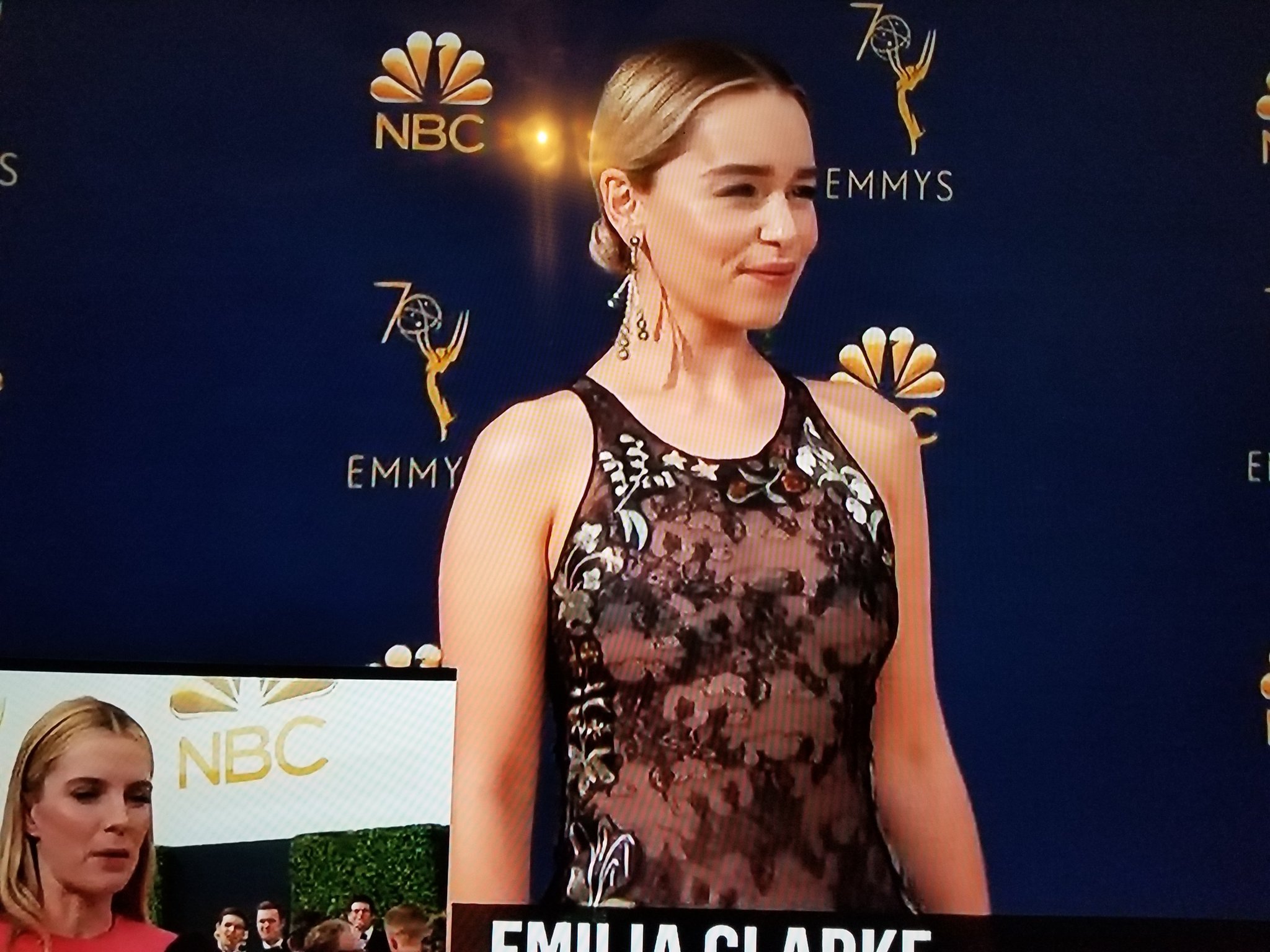 celebitchy on Twitter "At least Emilia Clarke is wearing pasties Emmys…