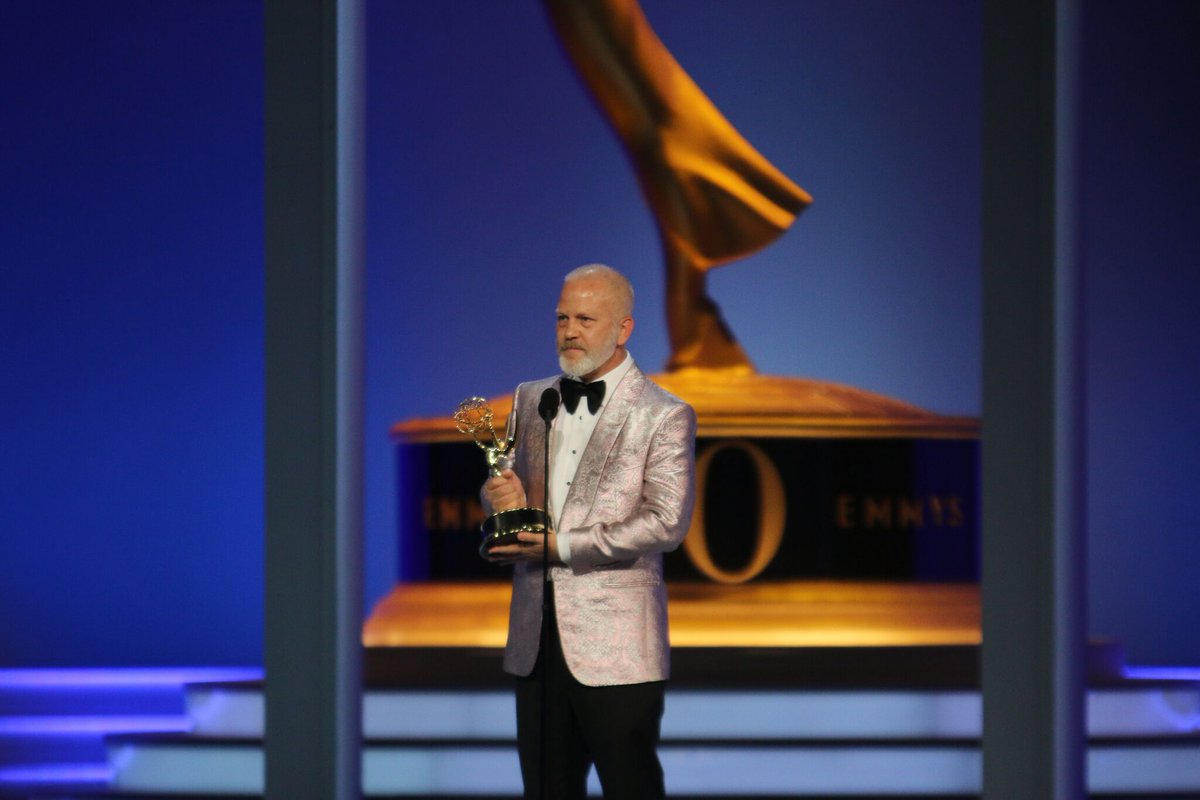TelevisionAcad's tweet photo. The award for Outstanding Directing for a Limited Series, Movie, or Dramatic Special goes to @MrRPMurphy for @ACSFX! #Emmys #Emmys70 https://t.co/2LI4i1bUpT