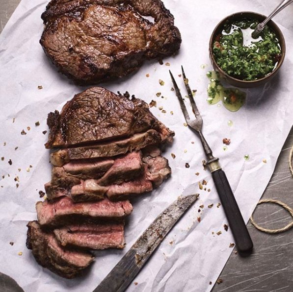 SDRestaurantWk's tweet photo. Caramelized Pineapple Old Fashioned + fire-roasted ribeye steak from @fogorestaurants = the recipe for a perfect date night. 😏 Try it for yourself next week during #SDRW2018! https://t.co/u64x1AWlEr